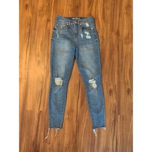 Wild fable distressed ripped skinny jeans